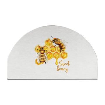 Faire-Supreme Housewares Napkin Holders & Dispensers Honey Bees Stainless Steel Napkin Holder